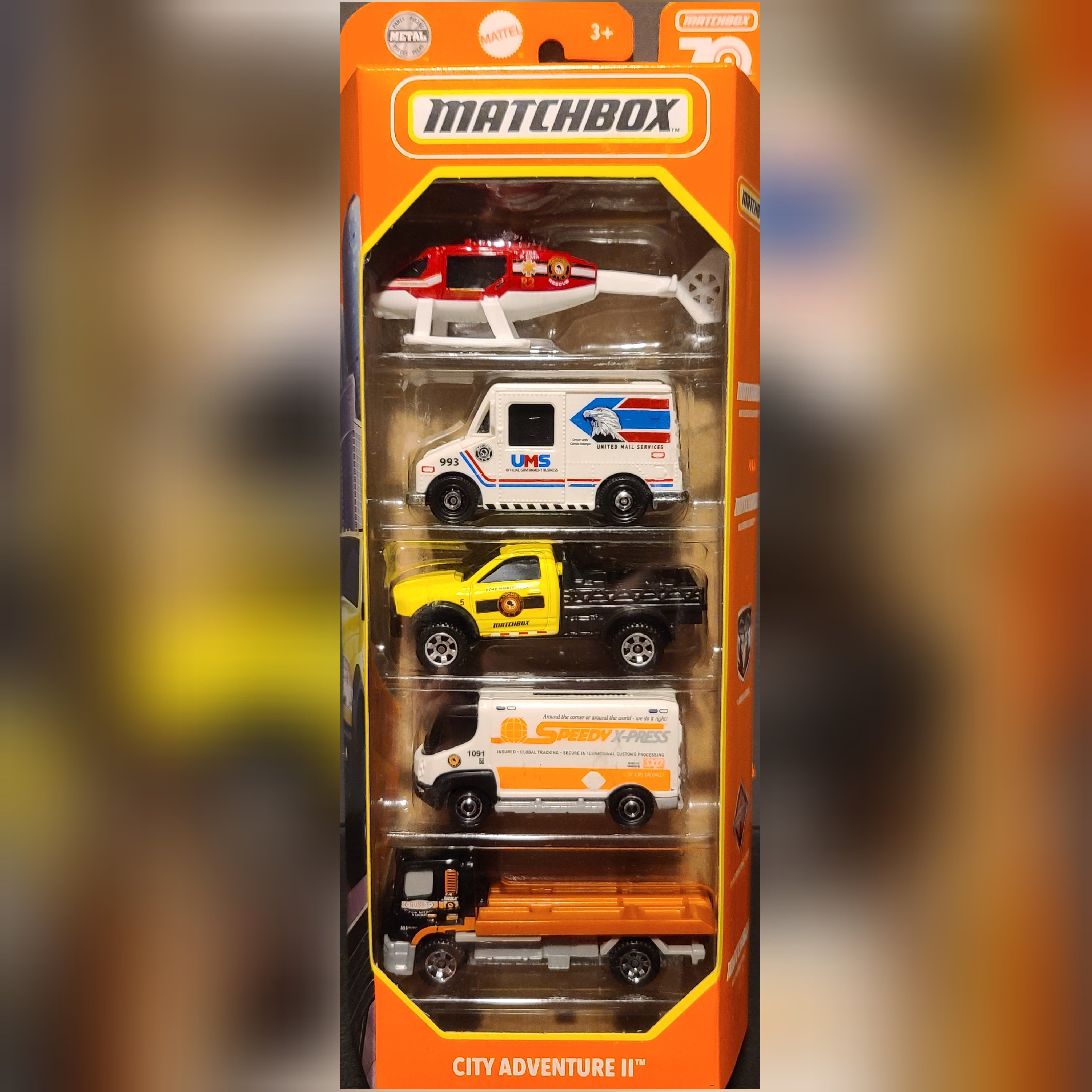 Matchbox 5 Pack: MBX City Adventure II (2022)